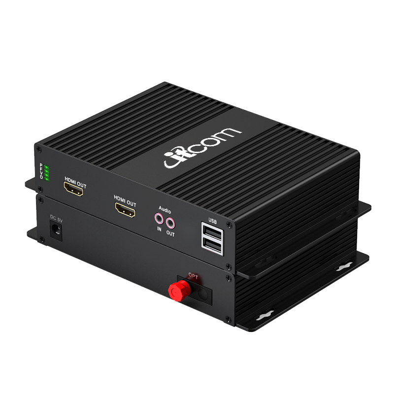 1路非压缩视频+本地环出+USB+双向音频